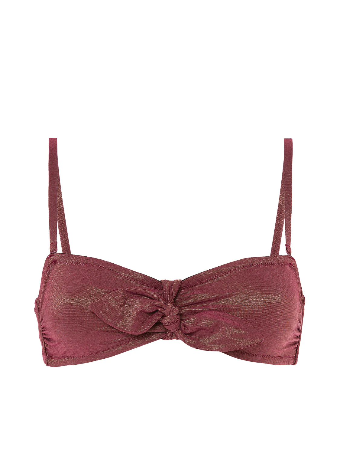 Bandeau souple - Lurex Dark Purple - Image 4