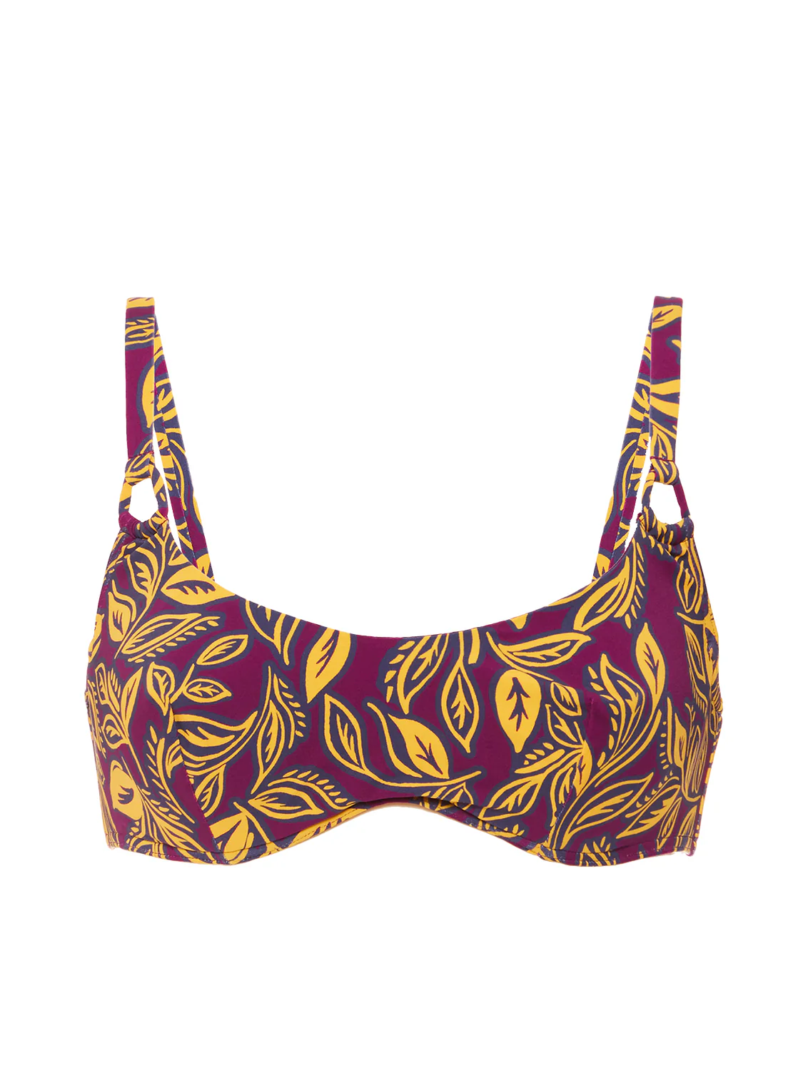 Brassière avec Armatures - Imprimé Violet Agadir - Image 5