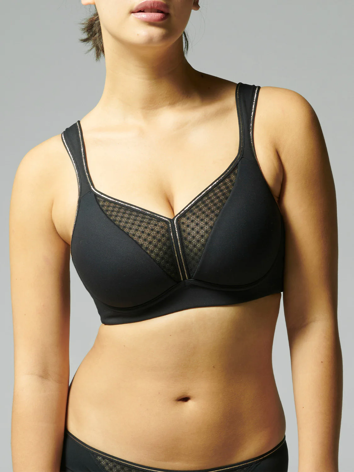 Brassière de sport à armatures - Noir