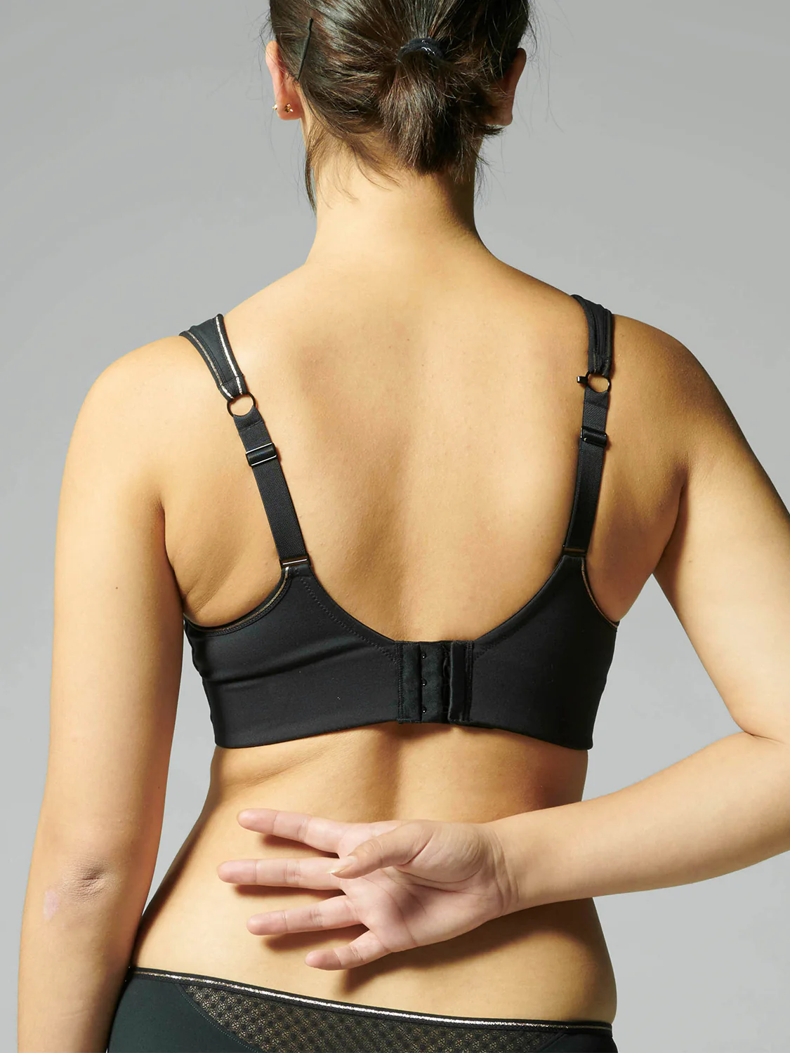 Brassière de sport à armatures - Noir - Image 2