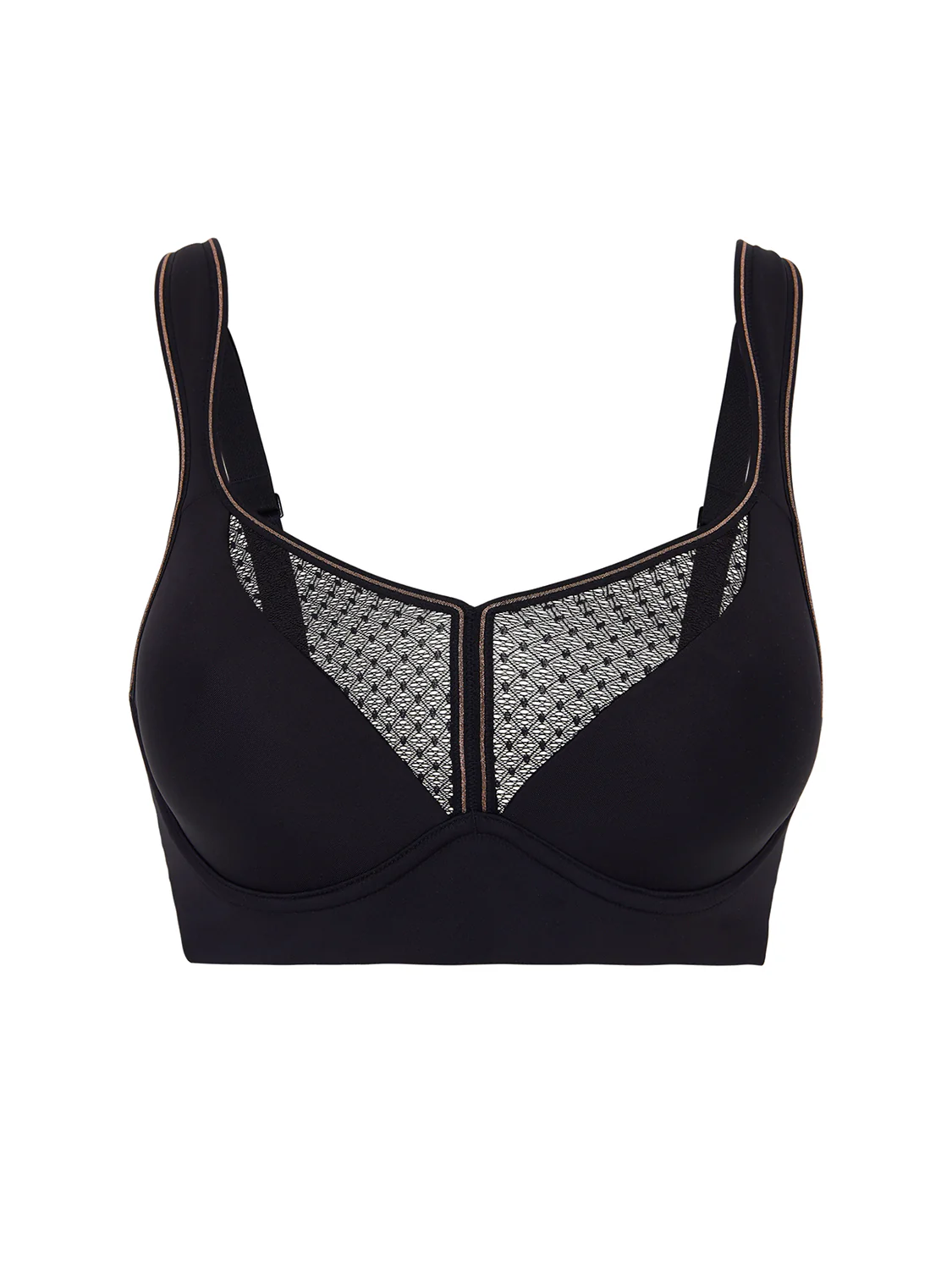 Brassière de sport à armatures - Noir - Image 3