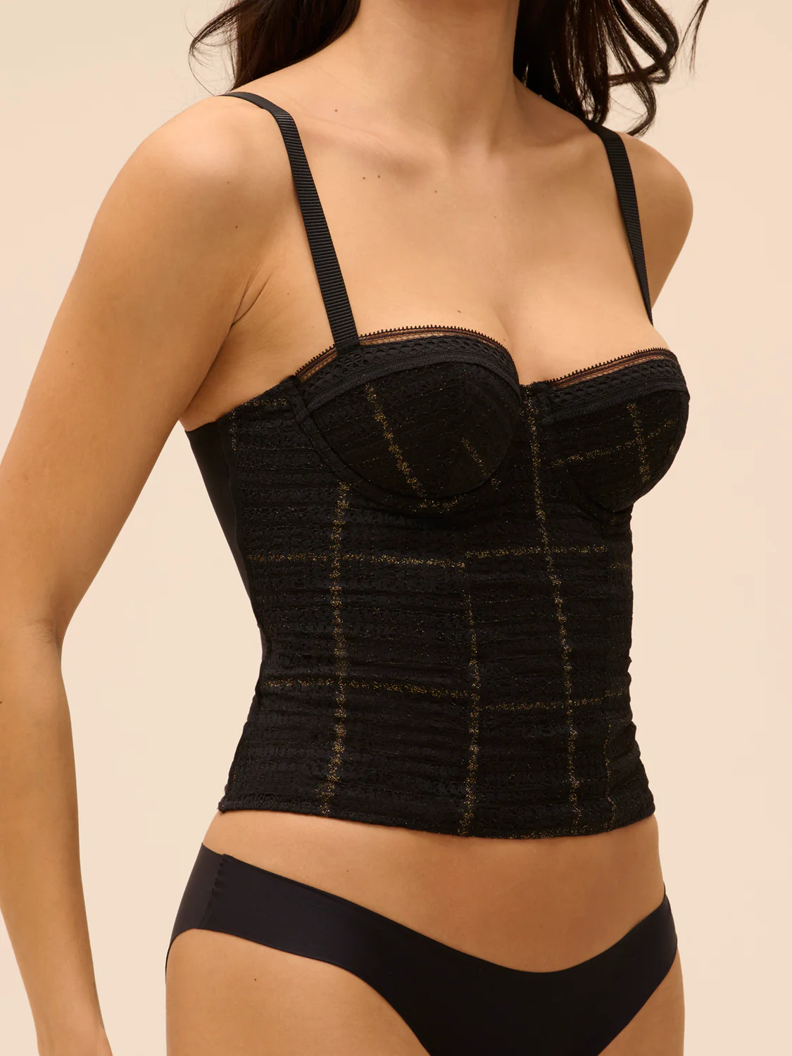 Bustier - Noir - Image 4