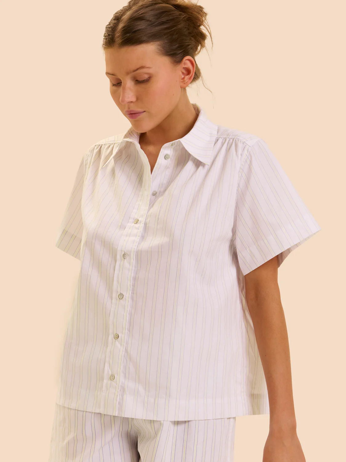 Chemise - Rayure Jaune - Image 2