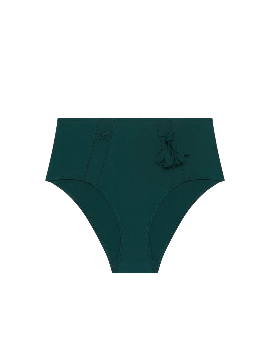 Culotte de bain taille haute - Vert Tropical - Image 7
