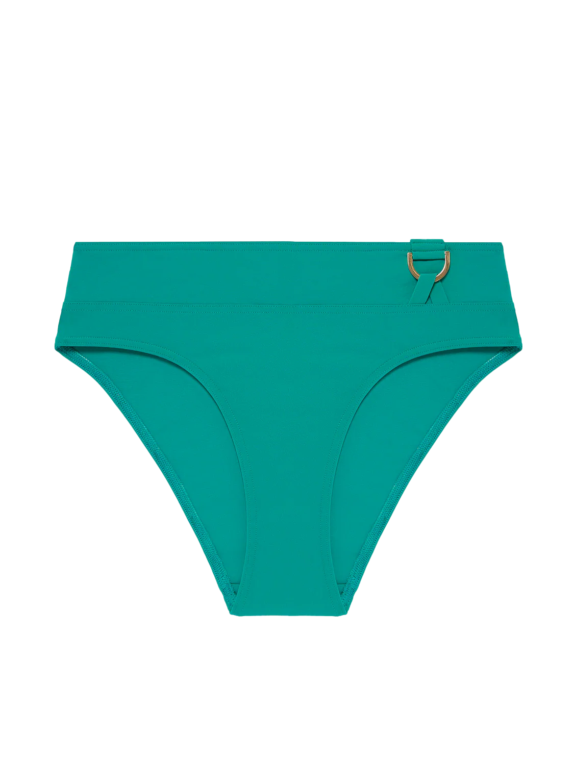 Culotte de bain taille haute - Vert Waterfall - Image 5
