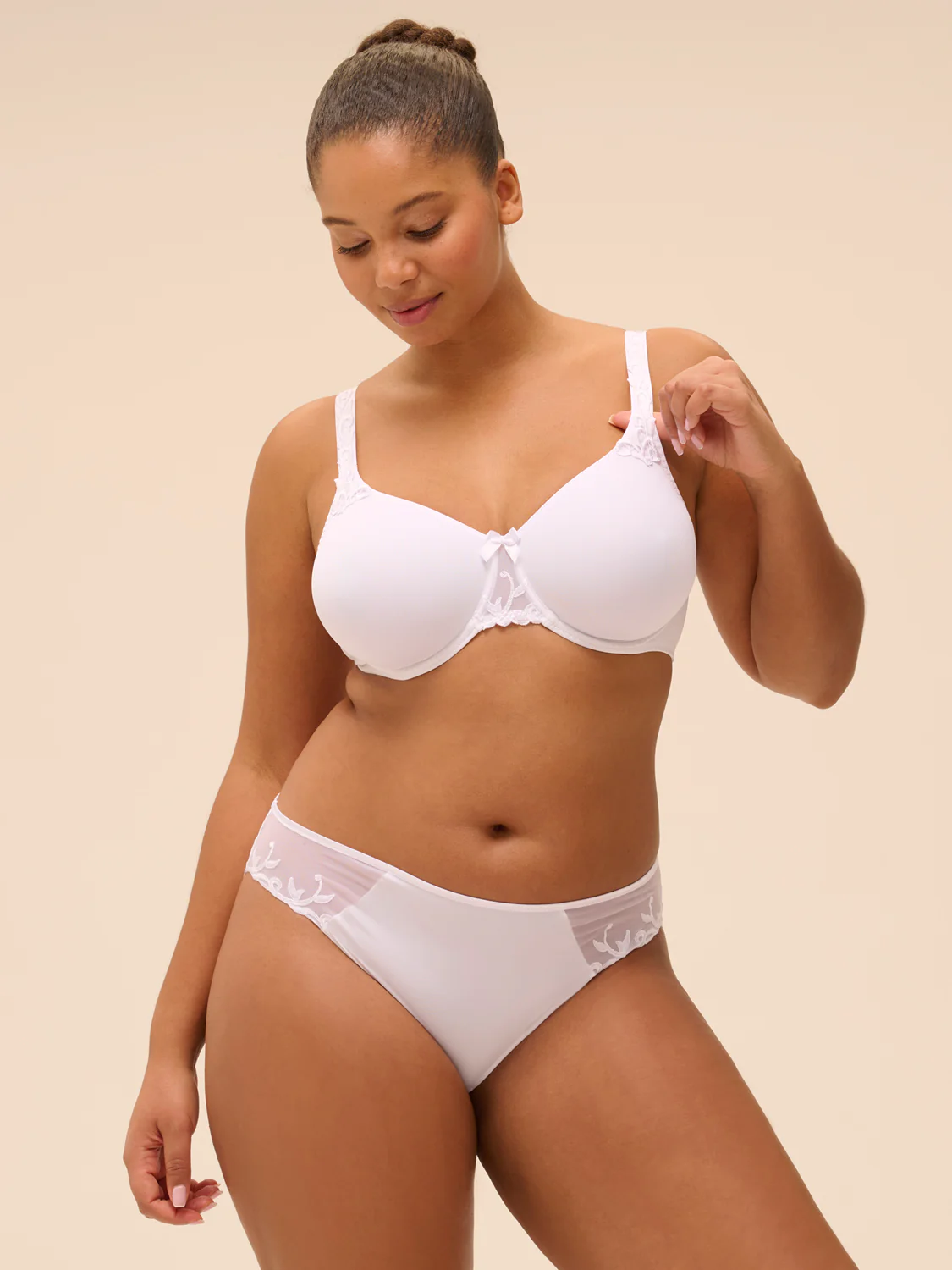 Culotte en coton - Blanc - Image 4