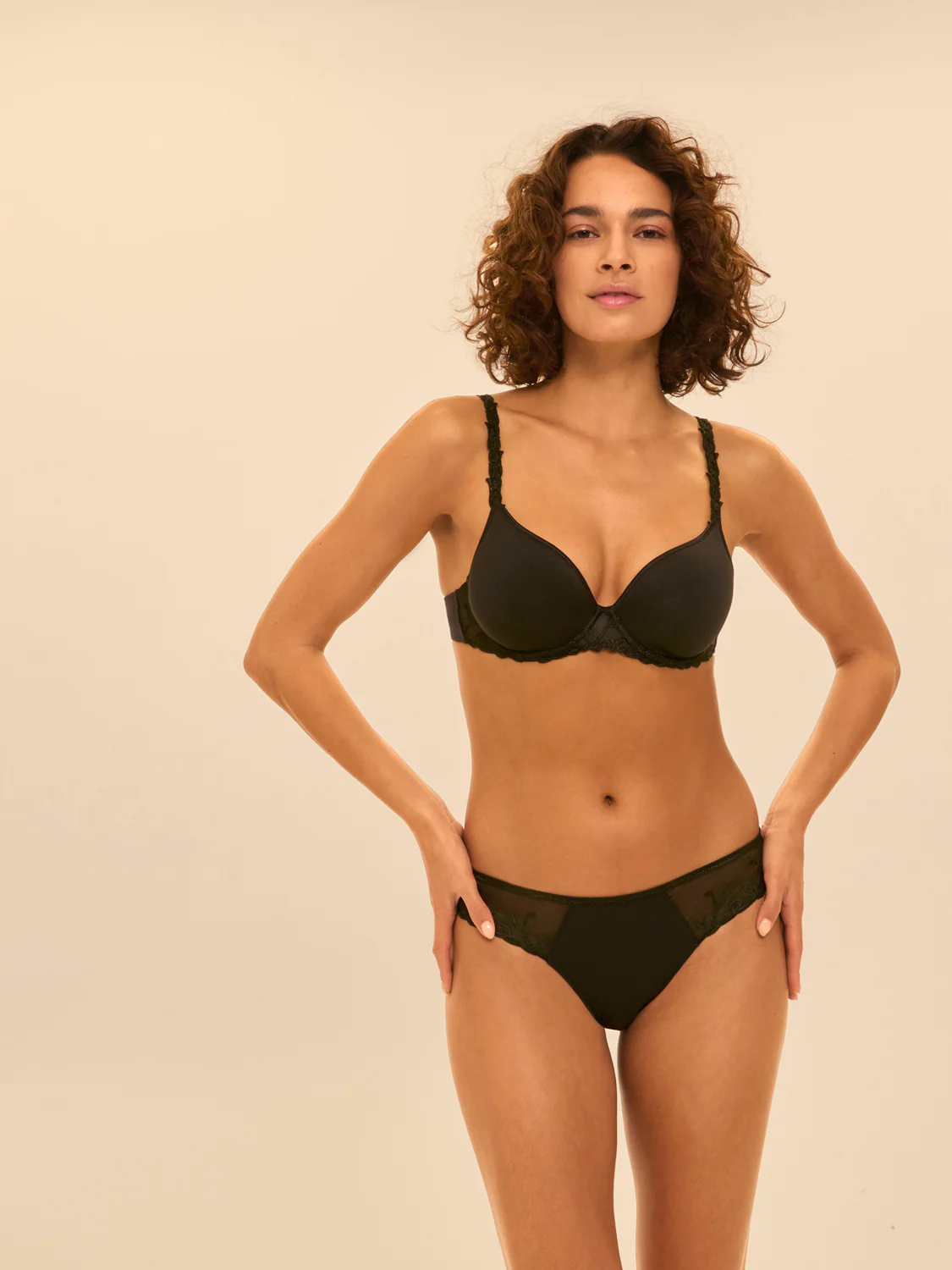 Culotte en coton - Noir - Image 3