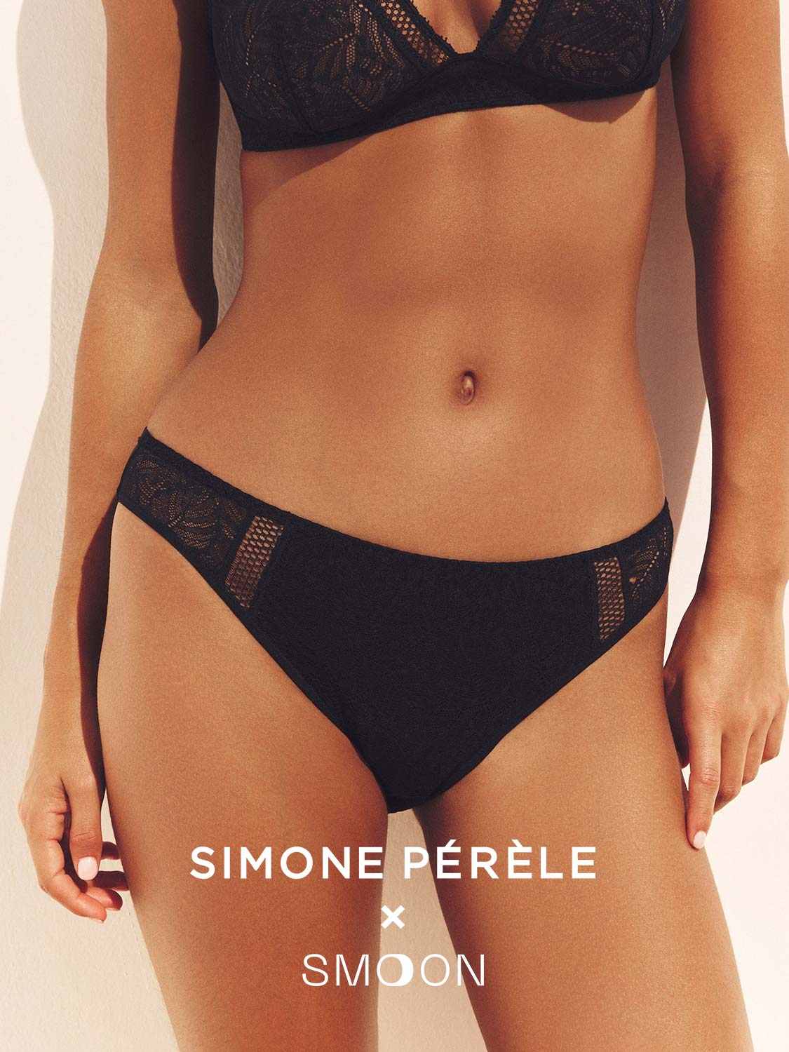 Culotte menstruelle Comète flux abondant - Noir