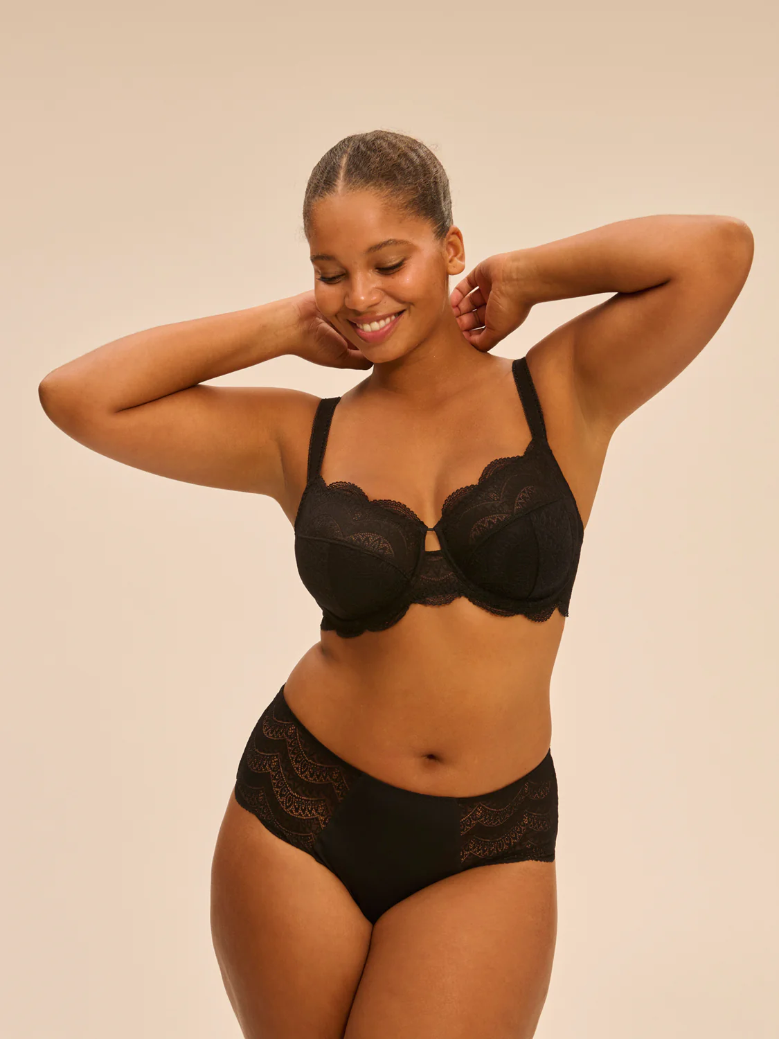 Culotte menstruelle Karma flux moyen - Noir - Image 10