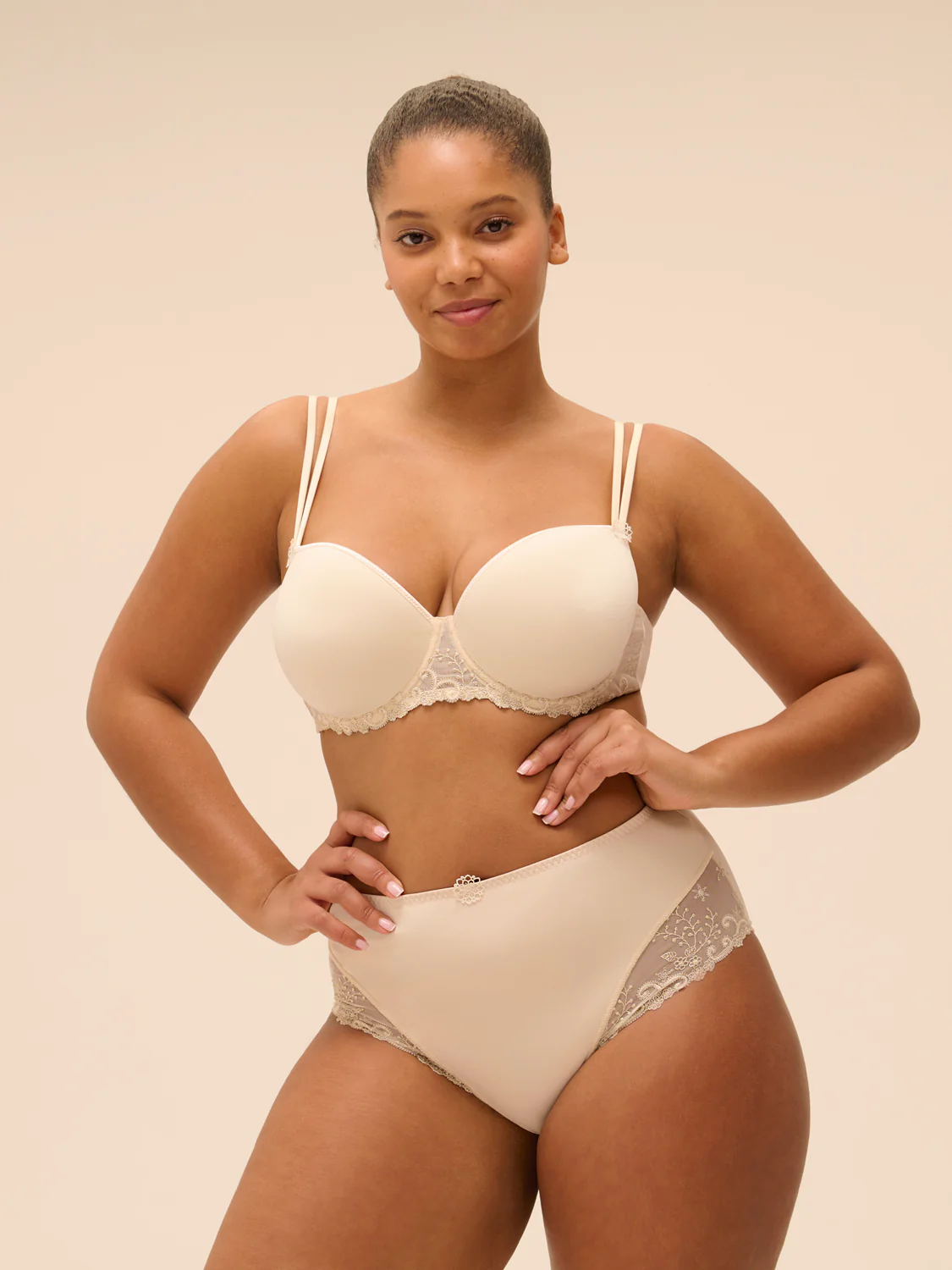 Culotte taille haute - Beige Topaze - Image 8
