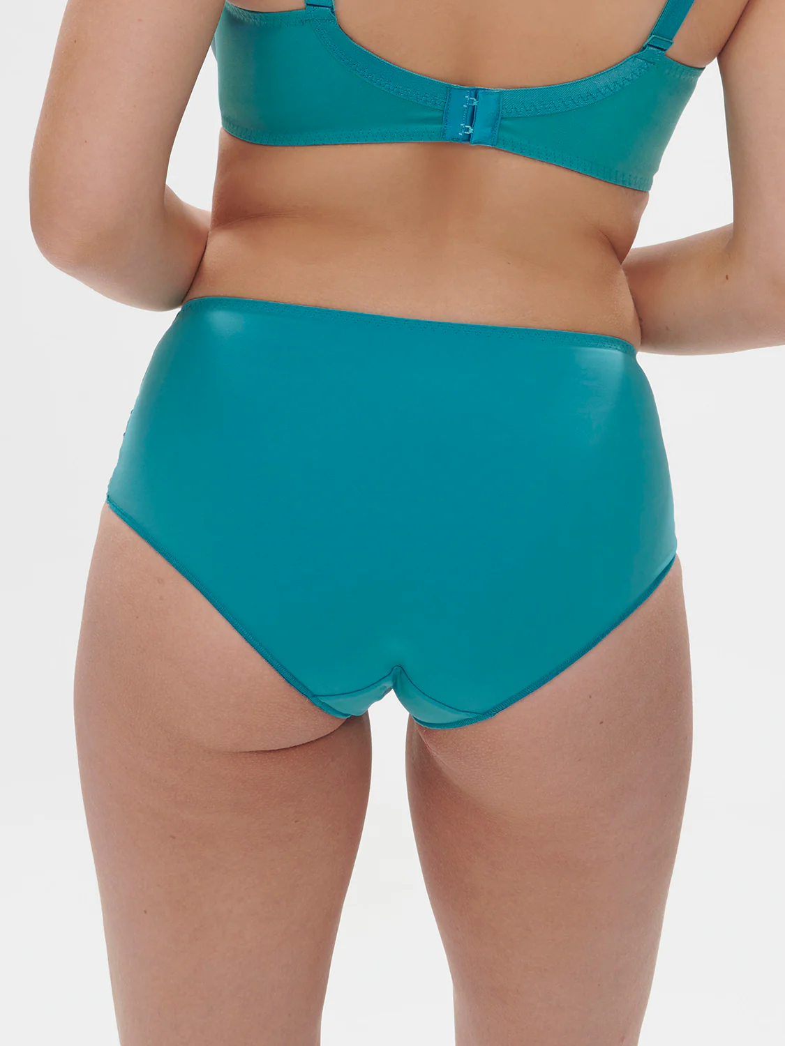 Culotte taille haute - Bleu Atoll - Image 4