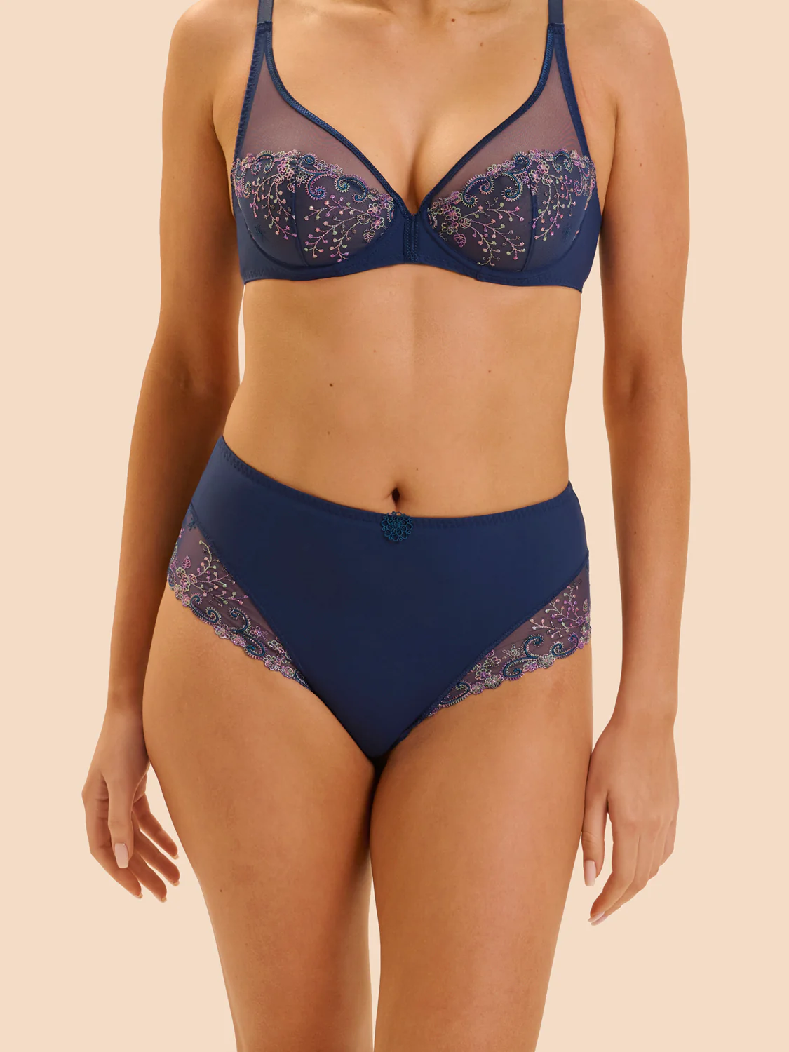 Culotte taille haute - Bleu Rainbow - Image 4