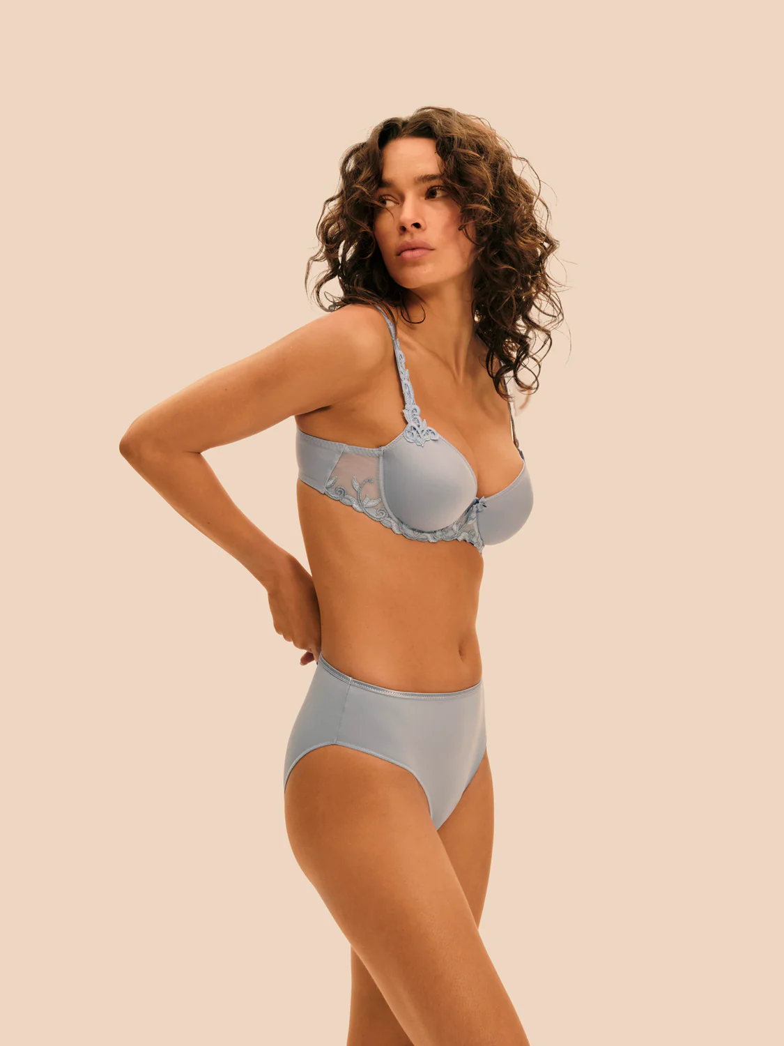 Culotte taille haute - Bleu Rêve - Image 3