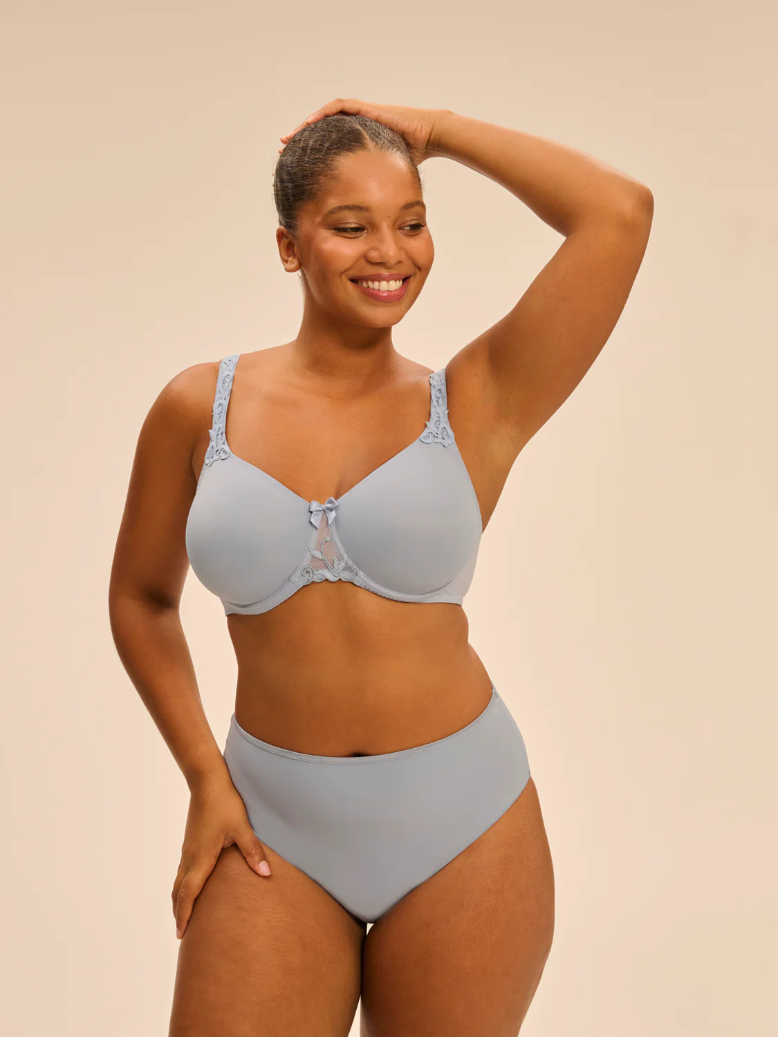 Culotte taille haute - Bleu Rêve - Image 9
