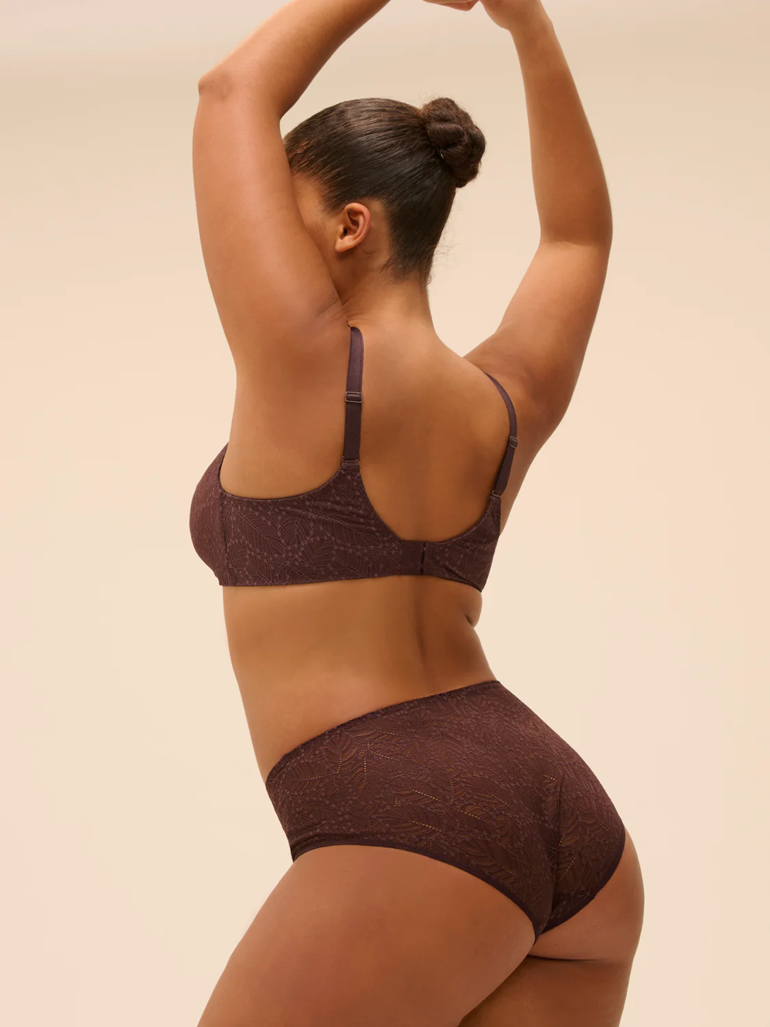 Culotte taille haute - Brun Foncé - Image 10