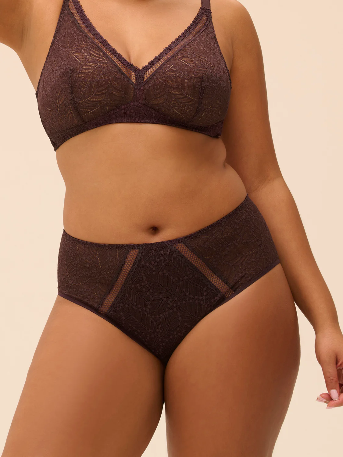 Culotte taille haute - Brun Foncé - Image 6