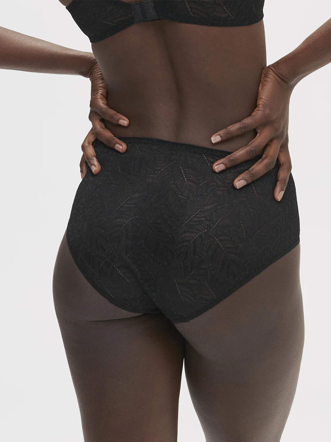 Culotte taille haute - Noir - Image 2
