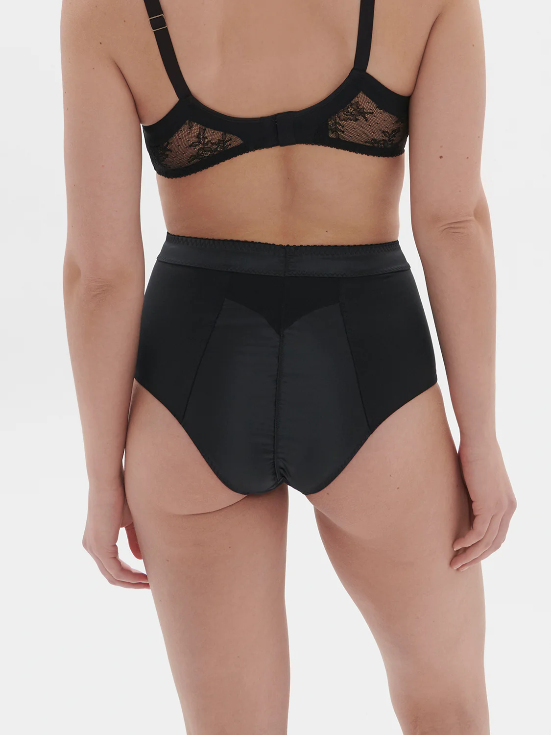 Culotte taille haute - Noir - Image 4