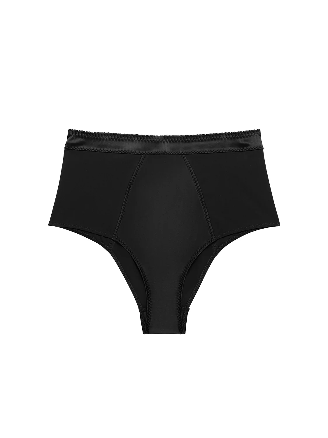 Culotte taille haute - Noir - Image 5