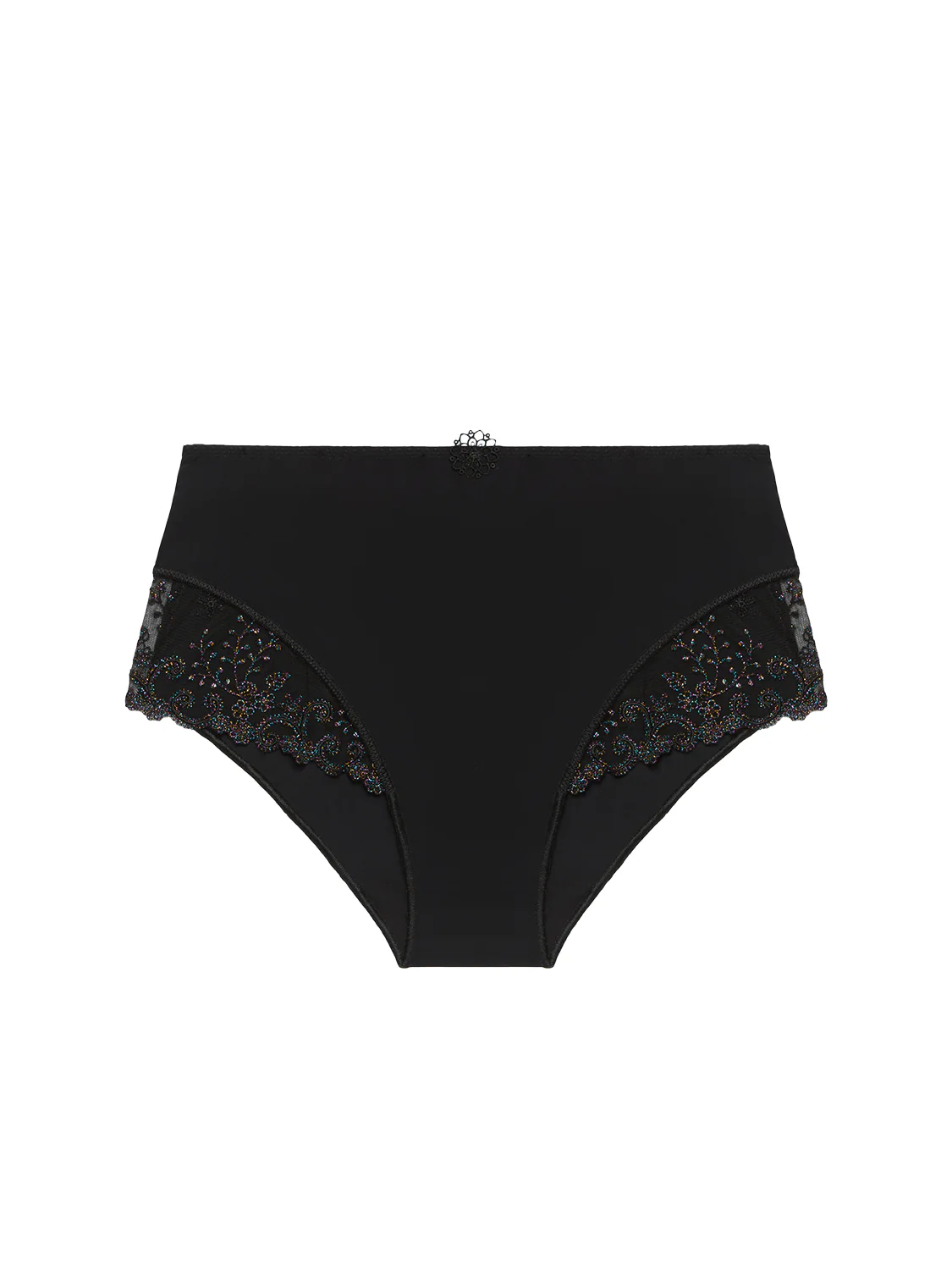 Culotte taille haute - Noir Gem - Image 5