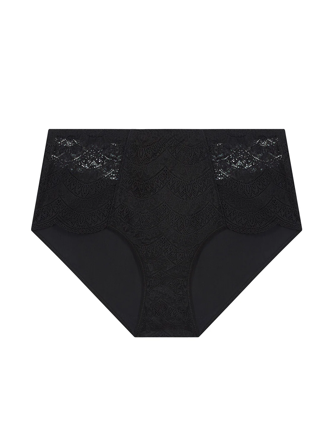 Culotte taille haute - Noir - Image 3