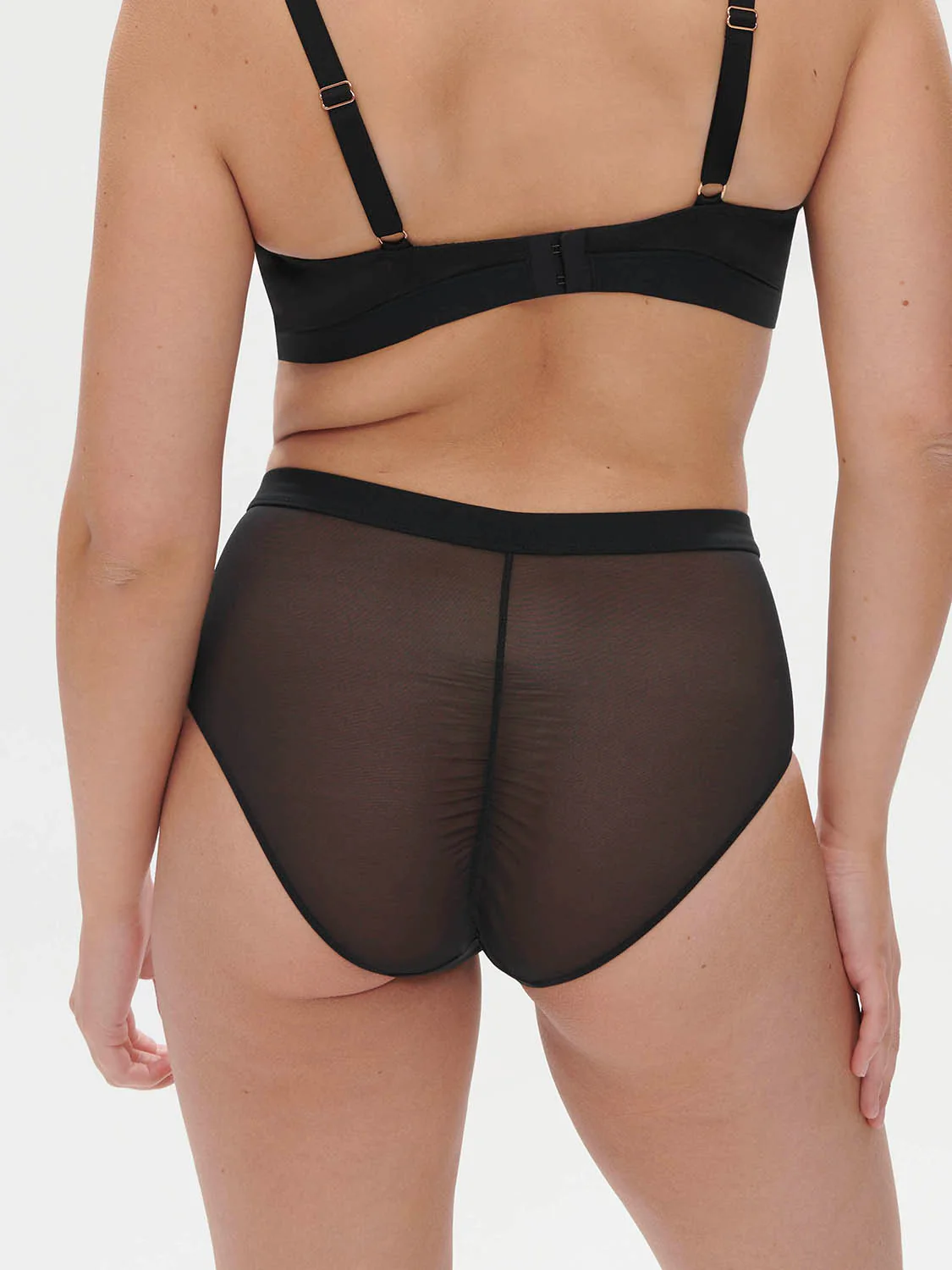 Culotte taille haute - Noir - Image 4
