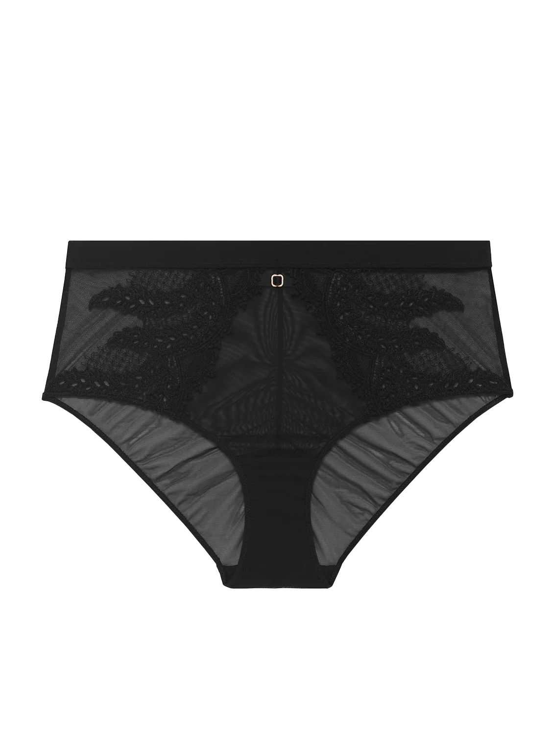 Culotte taille haute - Noir - Image 5