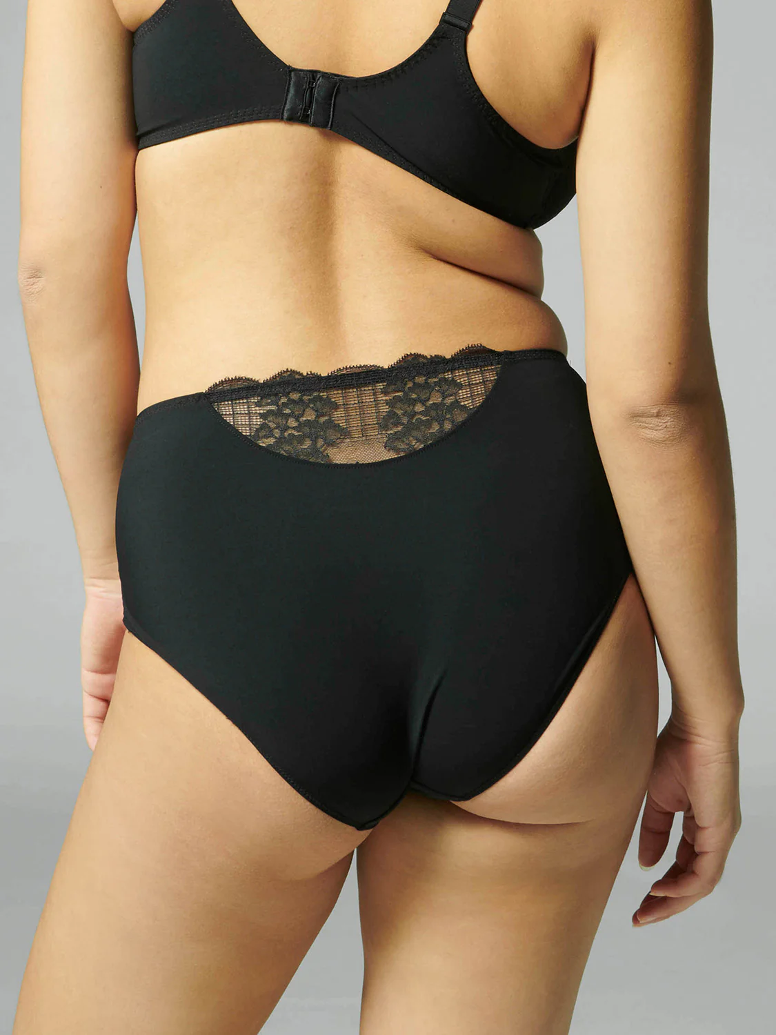Culotte taille haute - Noir - Image 10
