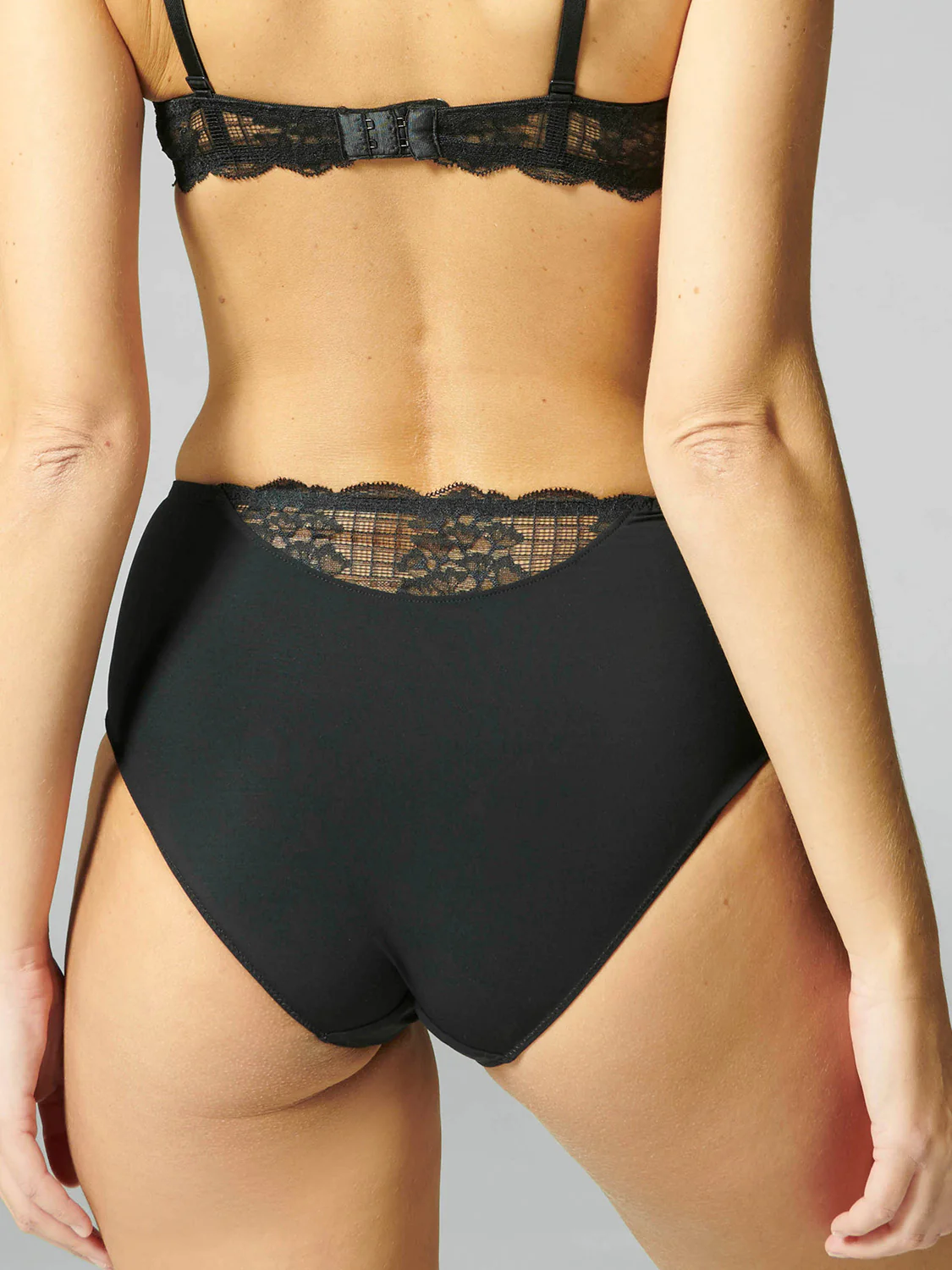 Culotte taille haute - Noir - Image 2