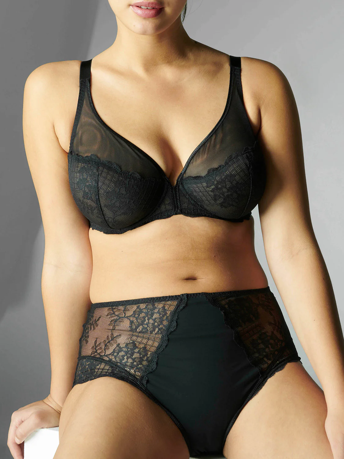 Culotte taille haute - Noir - Image 6