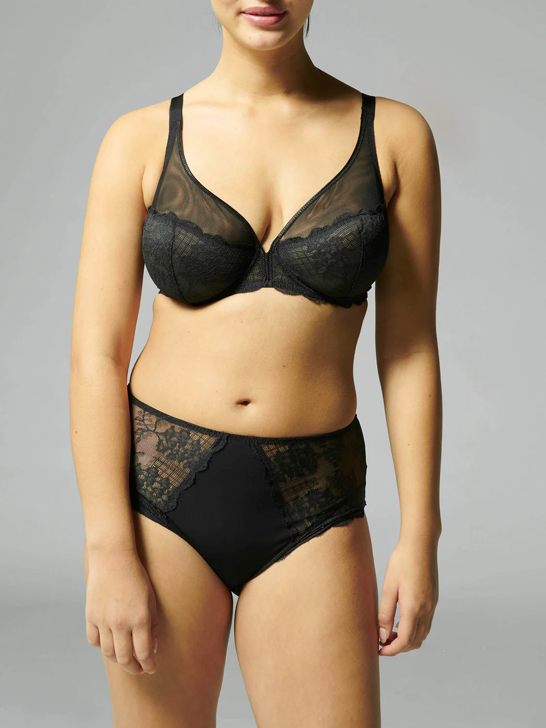 Culotte taille haute - Noir - Image 7