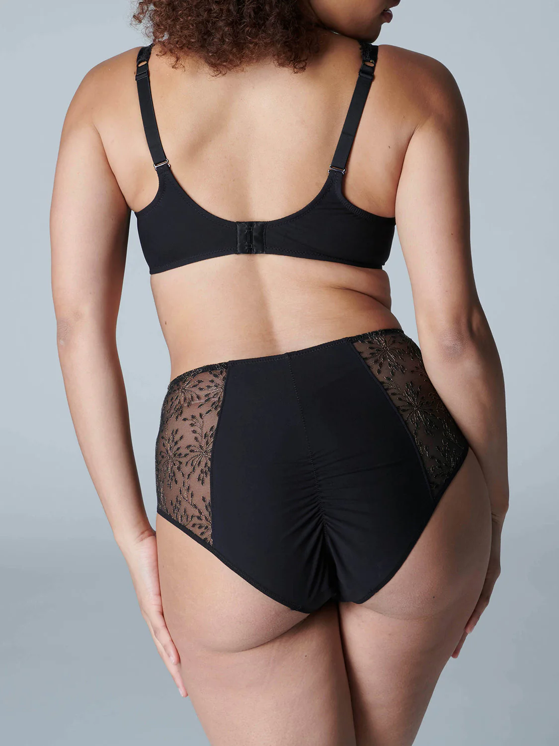Culotte taille haute - Noir - Image 5