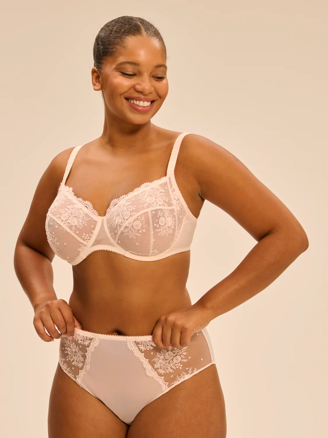 Culotte taille haute - Rose sakura - Image 8