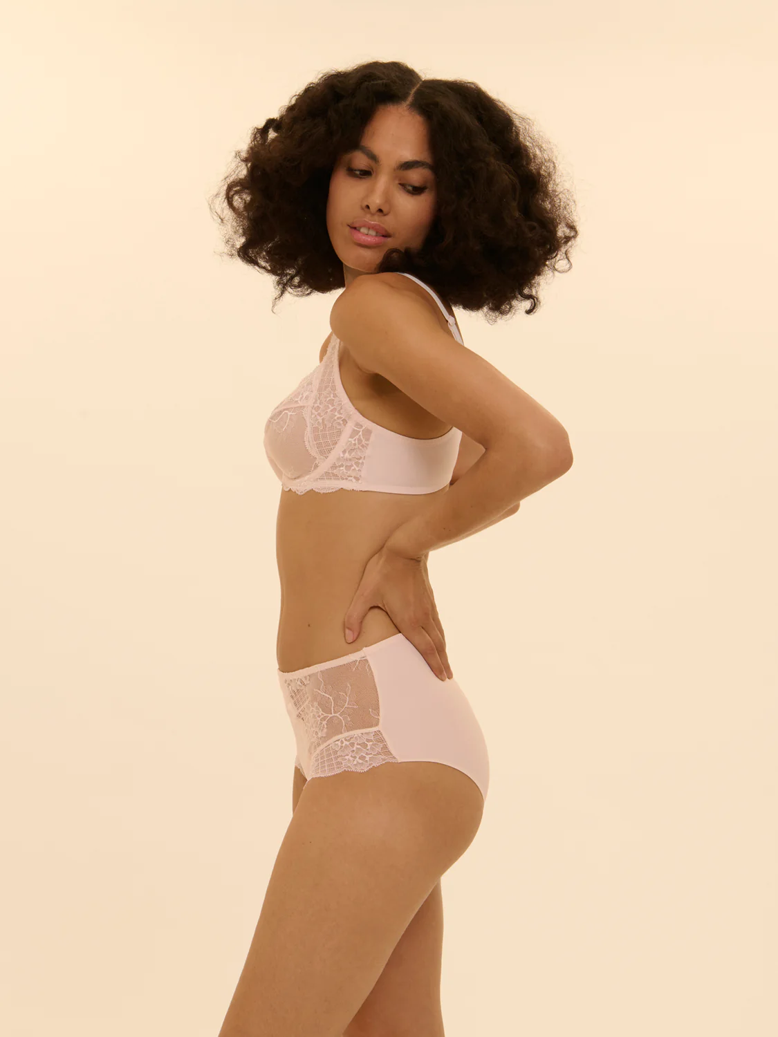 Culotte taille haute - Rose sakura - Image 3