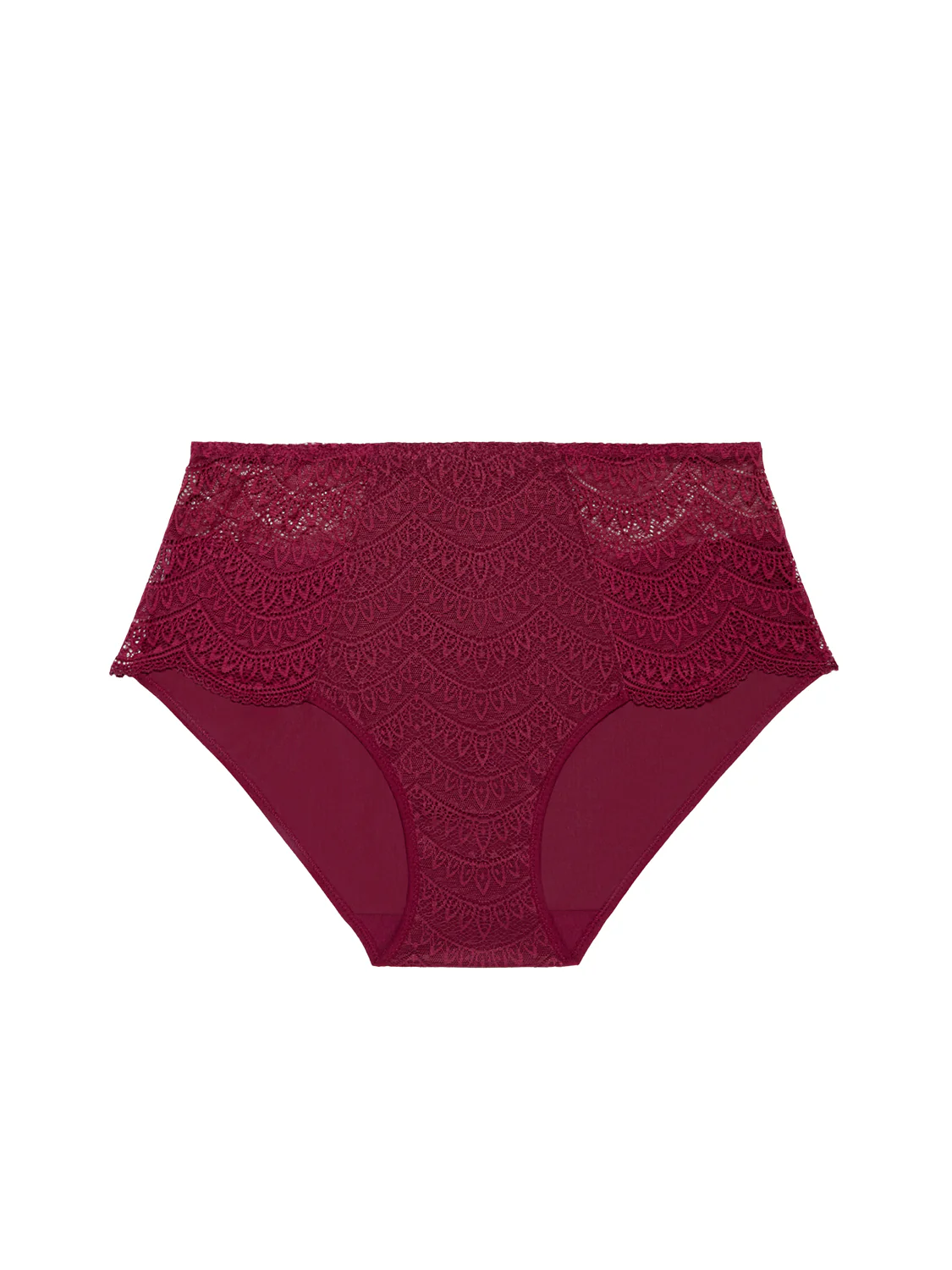 Culotte taille haute - Rouge Spinelle - Image 3