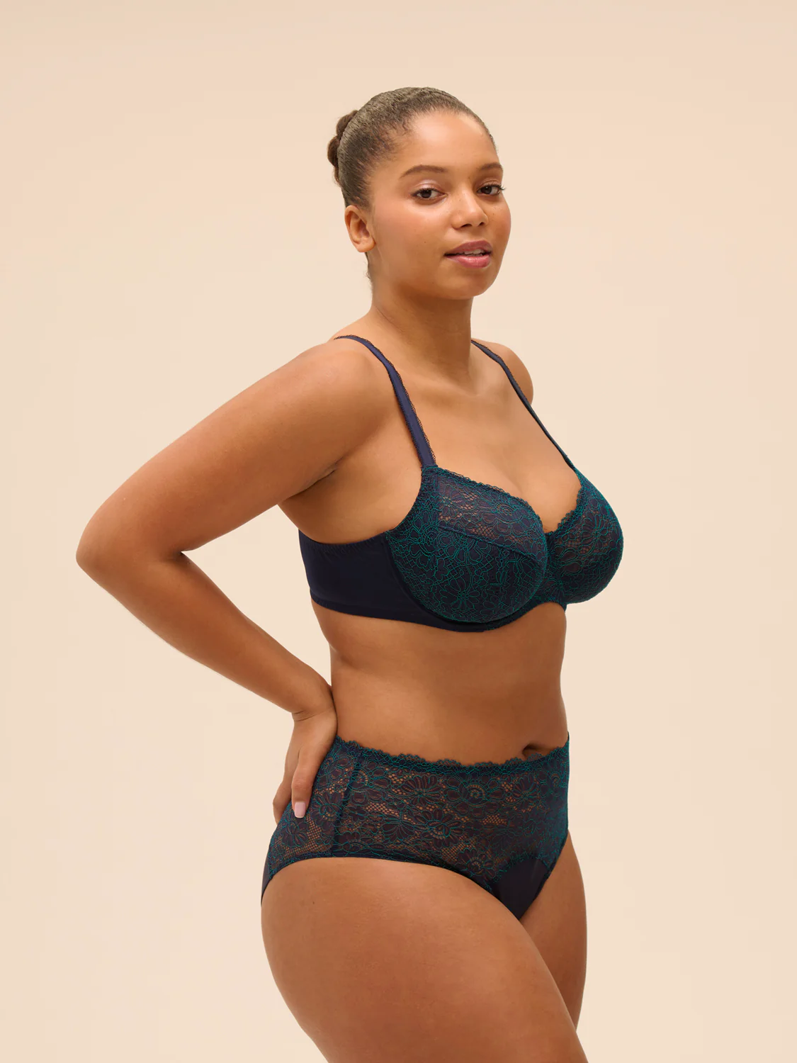 Culotte taille haute - Saphir - Image 8