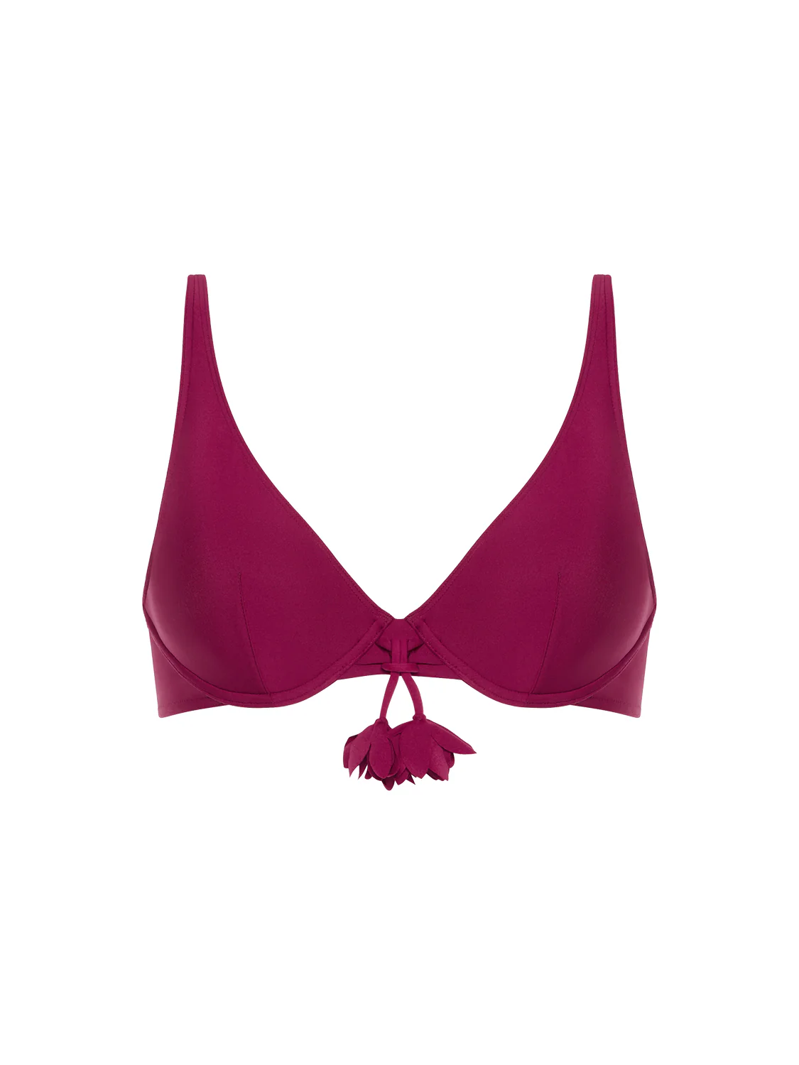 Haut de maillot de bain à coque - Cassis - Image 7