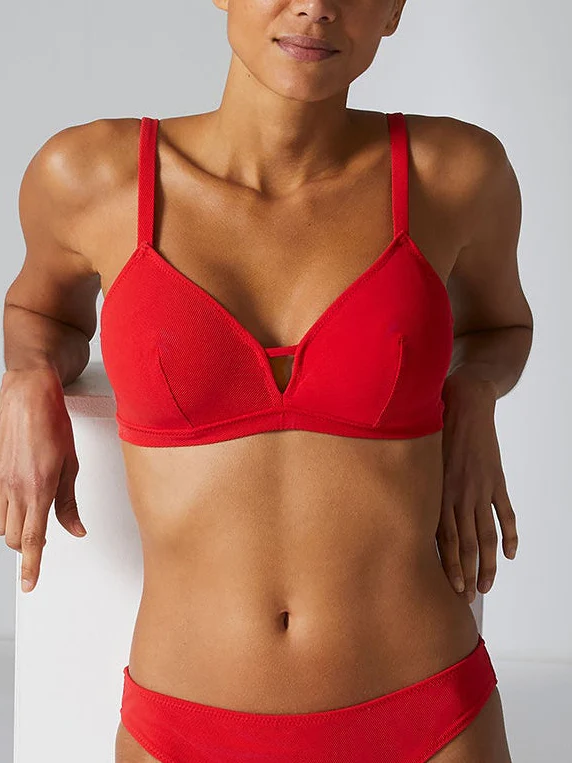 Haut de maillot de bain à coque - Cherry