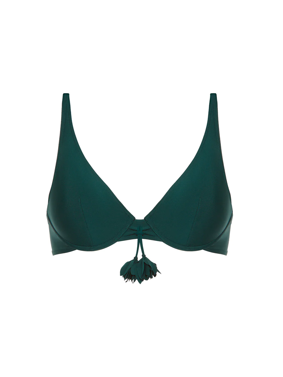 Haut de maillot de bain à coque - Vert Tropical - Image 7