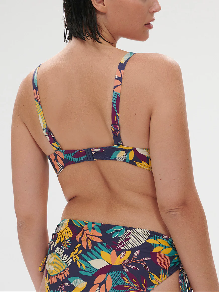 Haut de maillot de bain avec armatures - Imprimé Bleu Seaside - Image 2