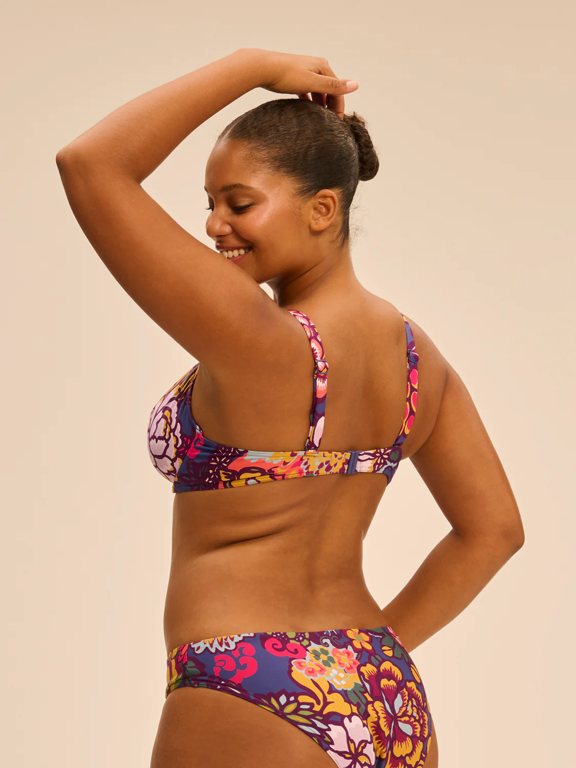 Haut de maillot de bain avec armatures - Imprimé Bloom - Image 2