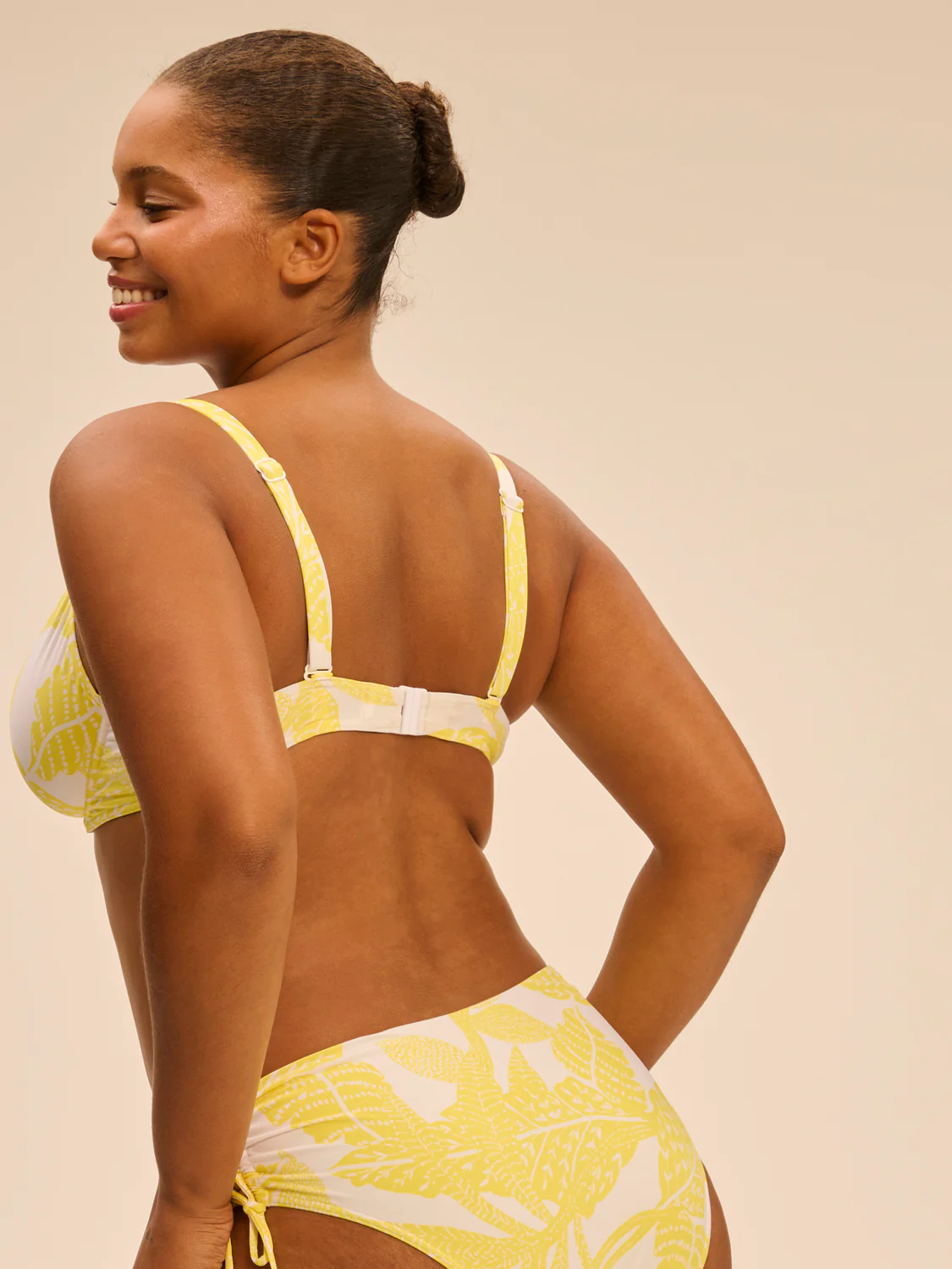 Haut de maillot de bain avec armatures - Imprimé Pluméria - Image 2