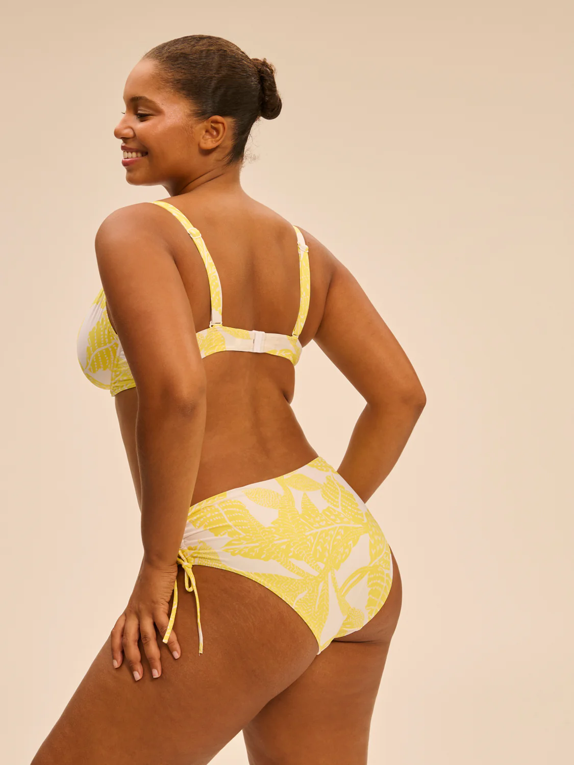 Haut de maillot de bain avec armatures - Imprimé Pluméria - Image 5