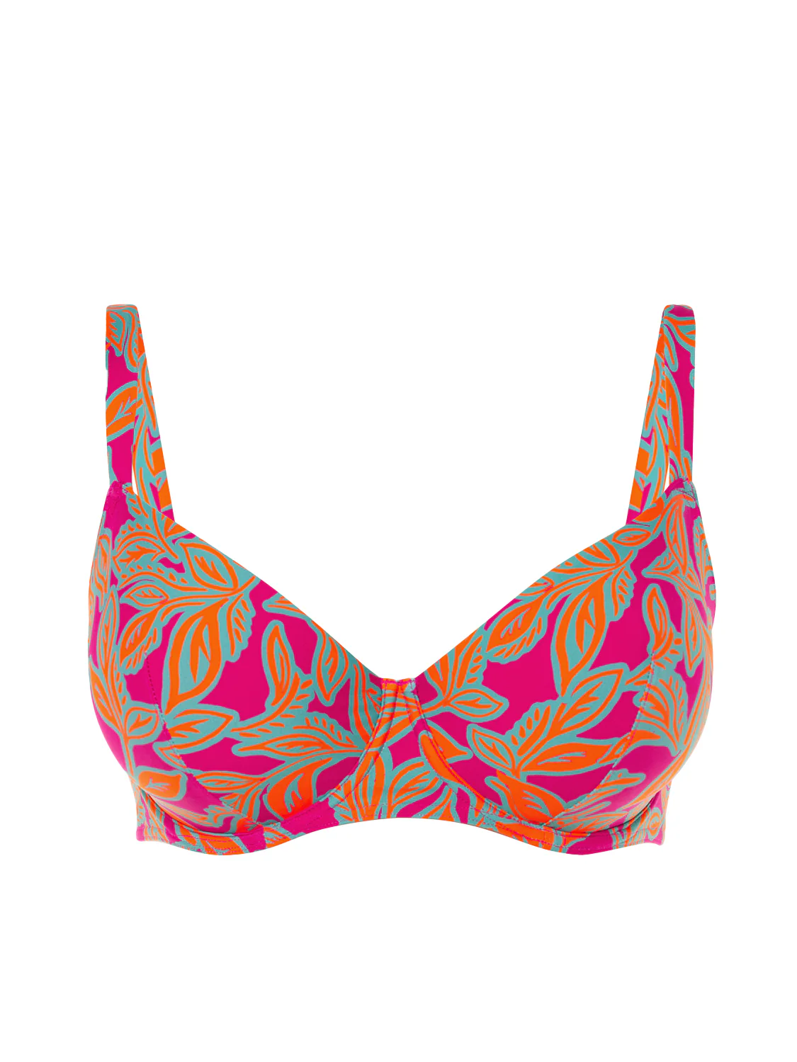 Haut de maillot de bain avec armatures - Imprimé Rose Ménara - Image 3
