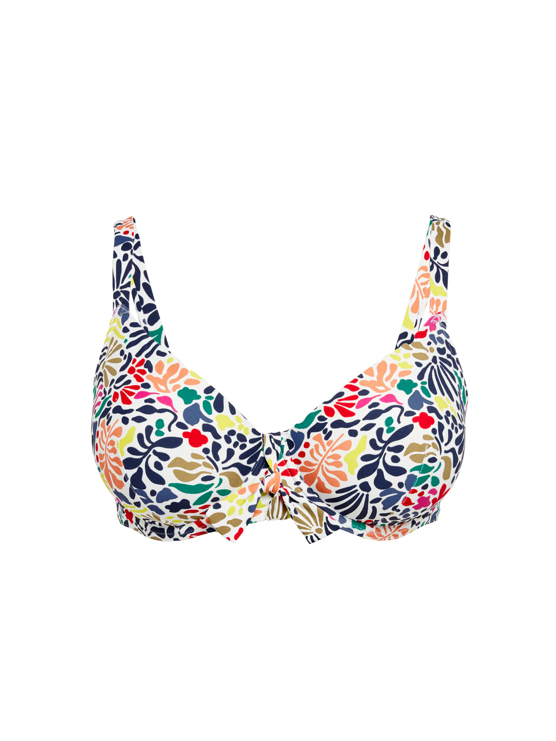 Haut de maillot de bain avec armatures - Imprimé tropico blanc - Image 8