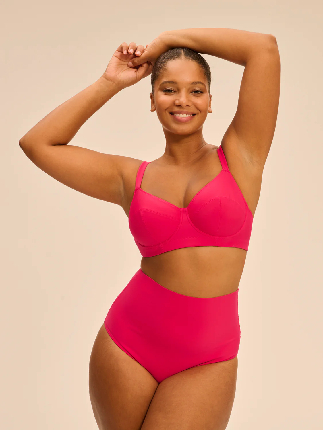 Haut de maillot de bain avec armatures - Lipstick - Image 3