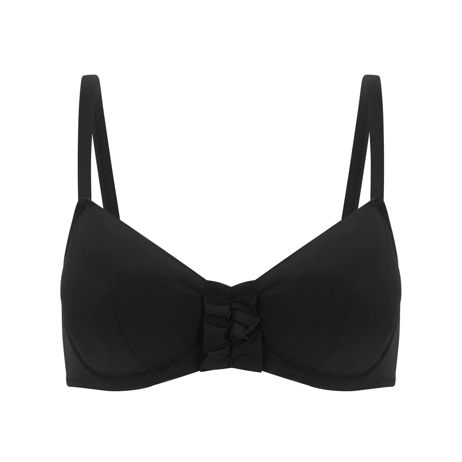 Haut de maillot de bain avec armatures - Noir - Image 3