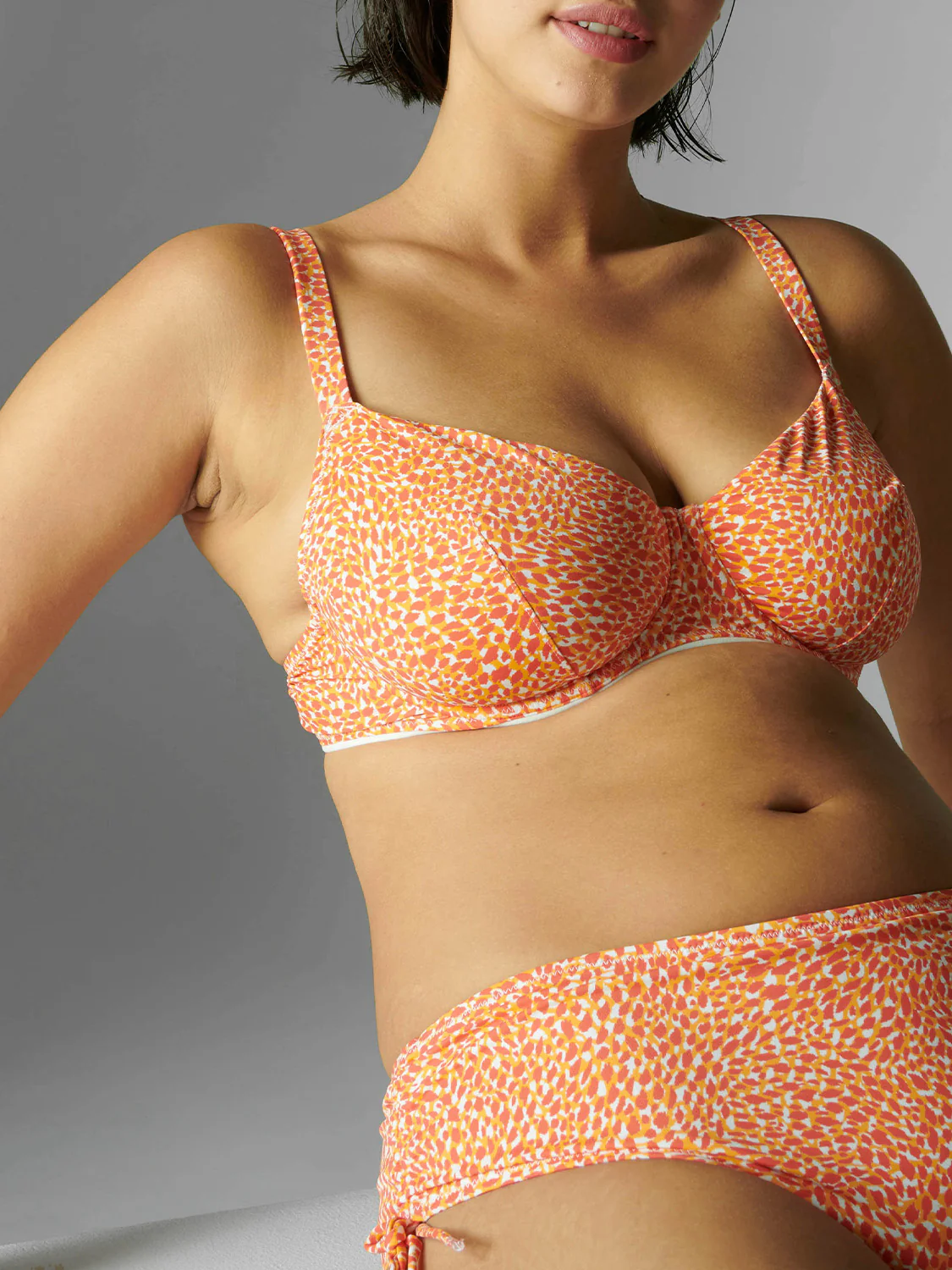 Haut de maillot de bain avec armatures - Orangeade - Image 3