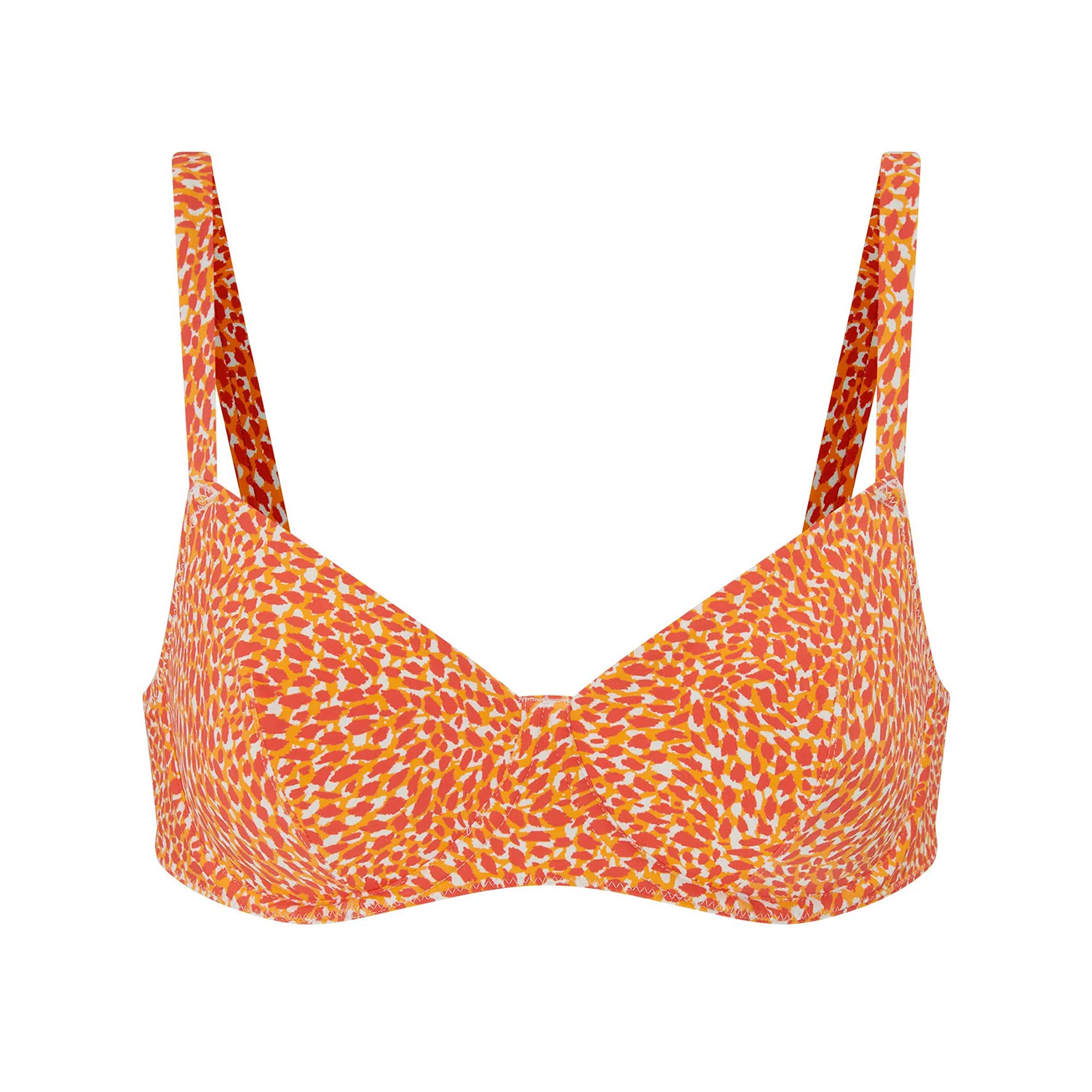 Haut de maillot de bain avec armatures - Orangeade - Image 4