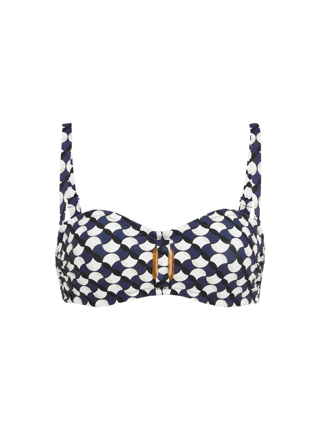 Haut de maillot de bain bandeau mousse avec armatures - Imprimé sailling - Image 10